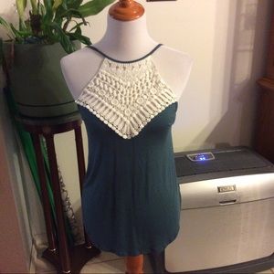 Adara Teal Top Size Large NWOT
